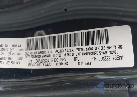 2014 Jeep Cherokee Latitude from USA, damaged, VIN 1C4PJLCBXEW154133